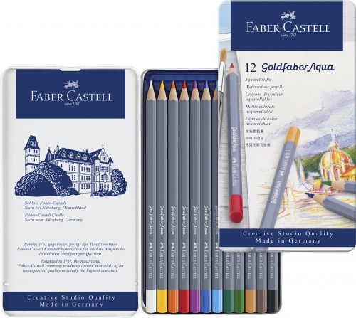 FABER-CASTELL Акварельные карандаши "Goldfaber Aqua"